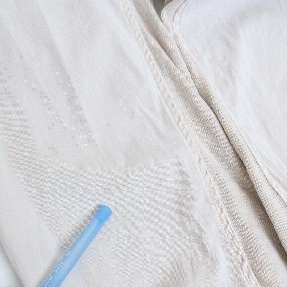 James Perse Mixed Media Pant Talc Light Gray Utility Jogger Size 1 - Picture 14 of 14